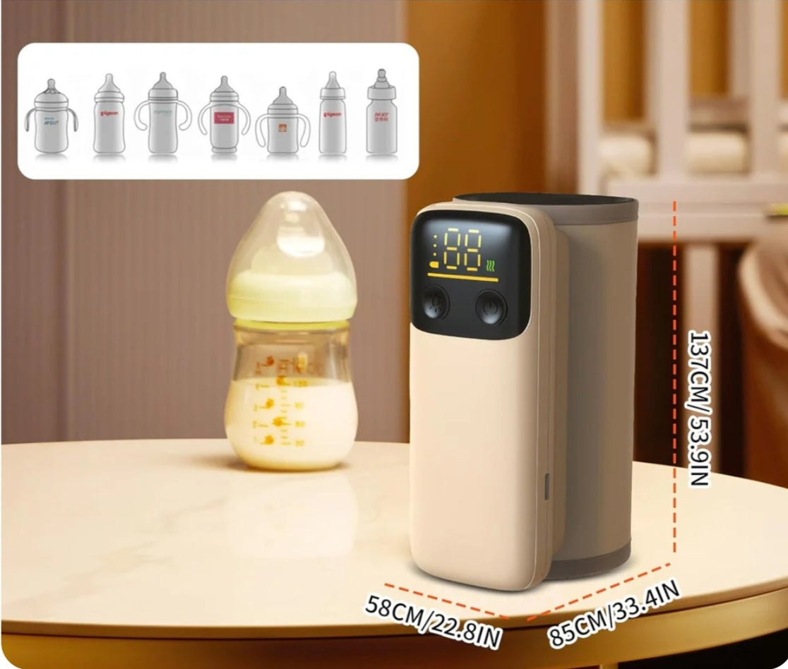 Calentador de Biberón Portátil USB con Pantalla Digital