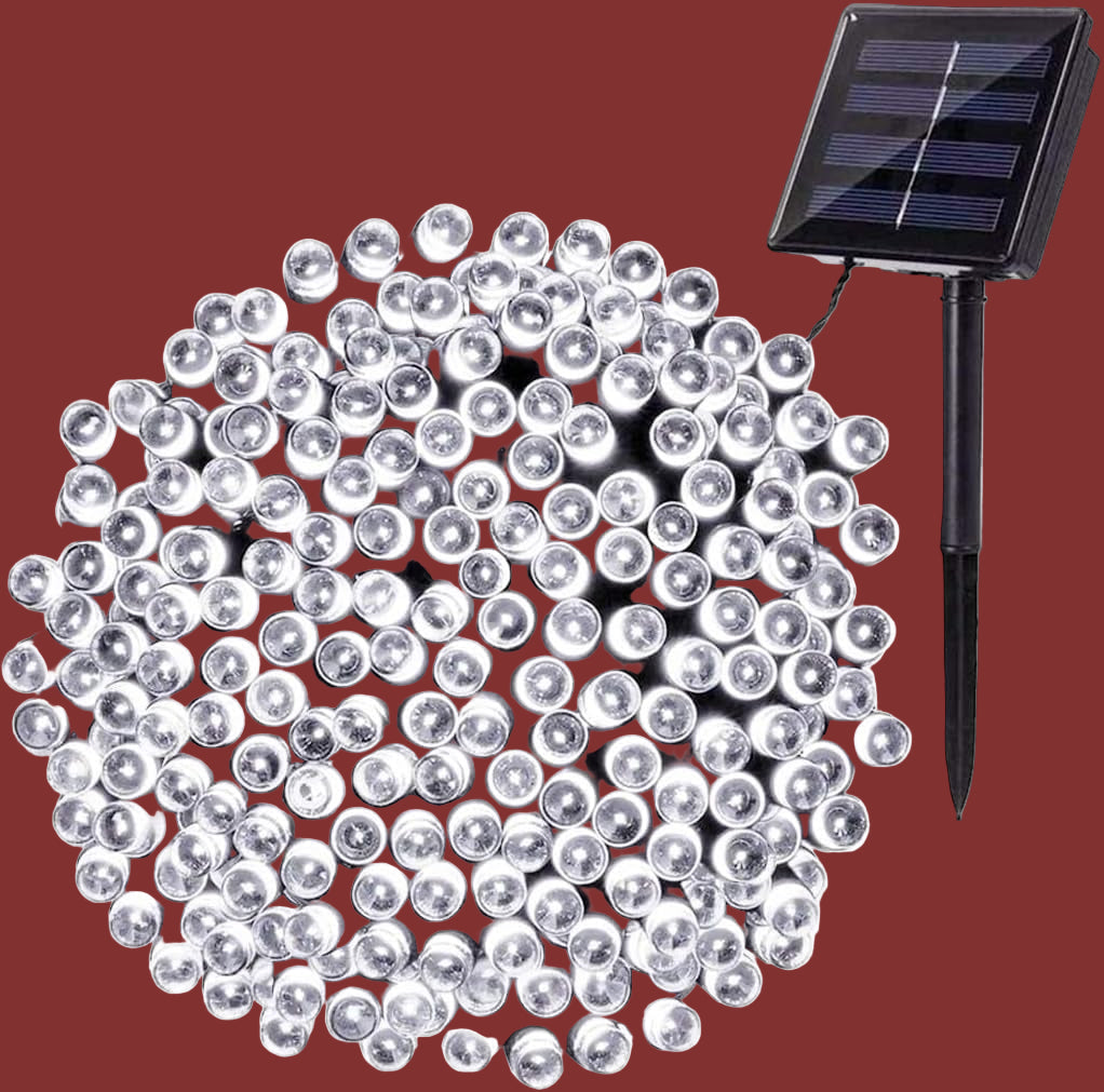 Luz led con panel solar